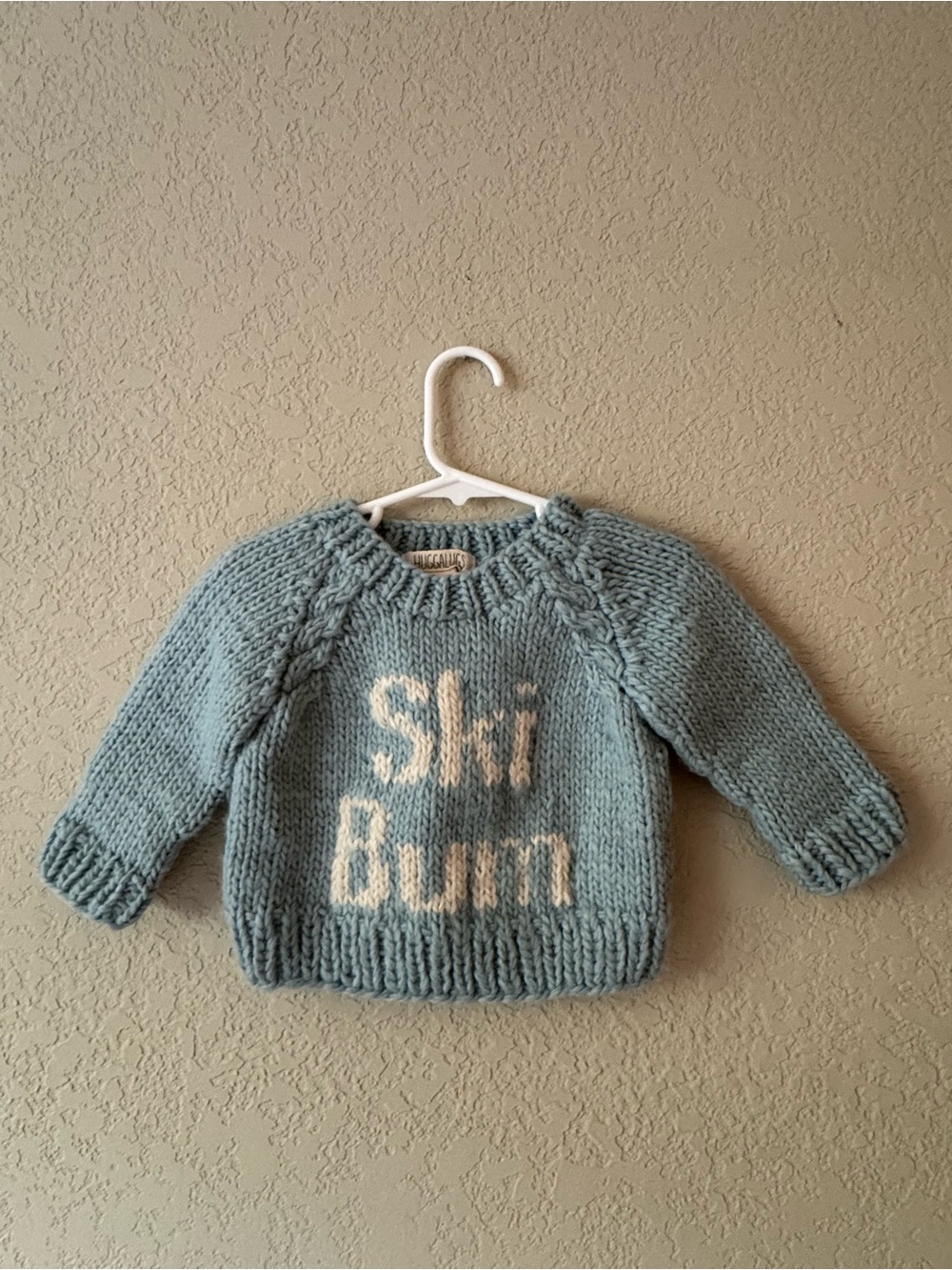 Huggables Blue Ski Bum Knit Sweater